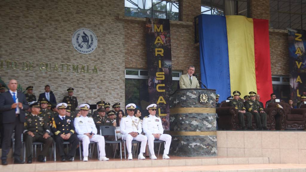 Acto de ascensos en las filas del Ejército de Guatemala. | Omar Solís/EU