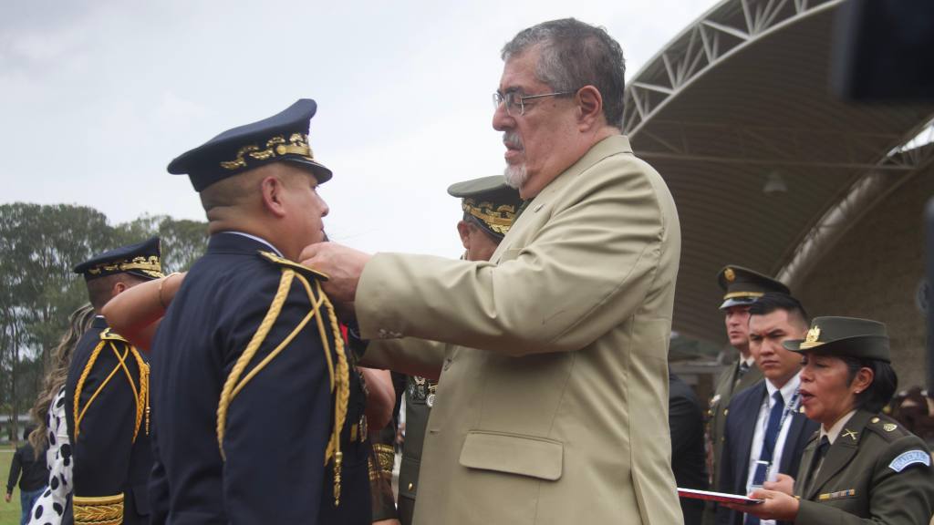 Acto de ascensos en las filas del Ejército de Guatemala. | Omar Solís/EU