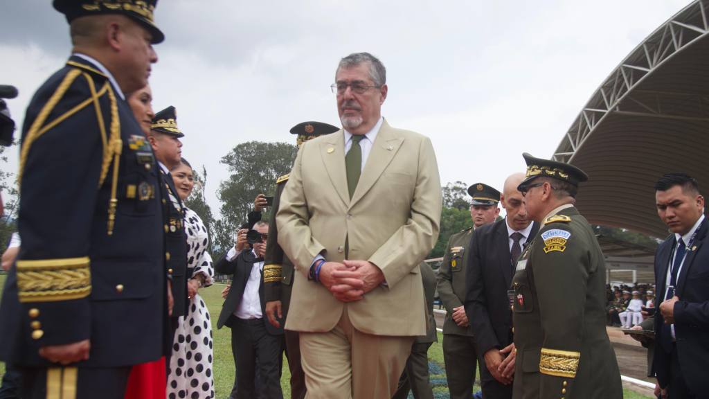 Acto de ascensos en las filas del Ejército de Guatemala. | Omar Solís/EU