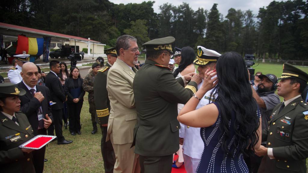 Acto de ascensos en las filas del Ejército de Guatemala. | Omar Solís/EU
