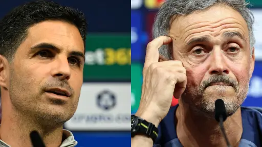 Champions League: Mikel Arteta alaba a su colega Luis Enrique