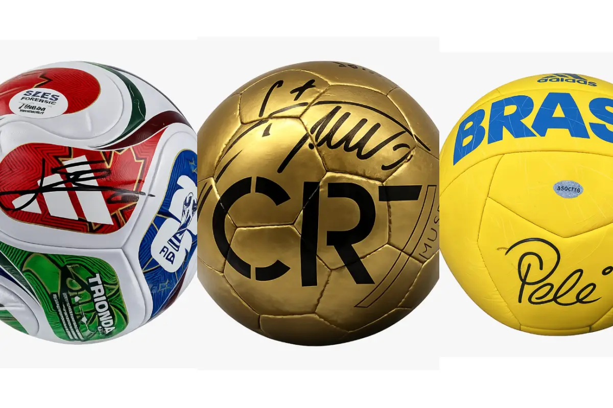 Balones autografiados,