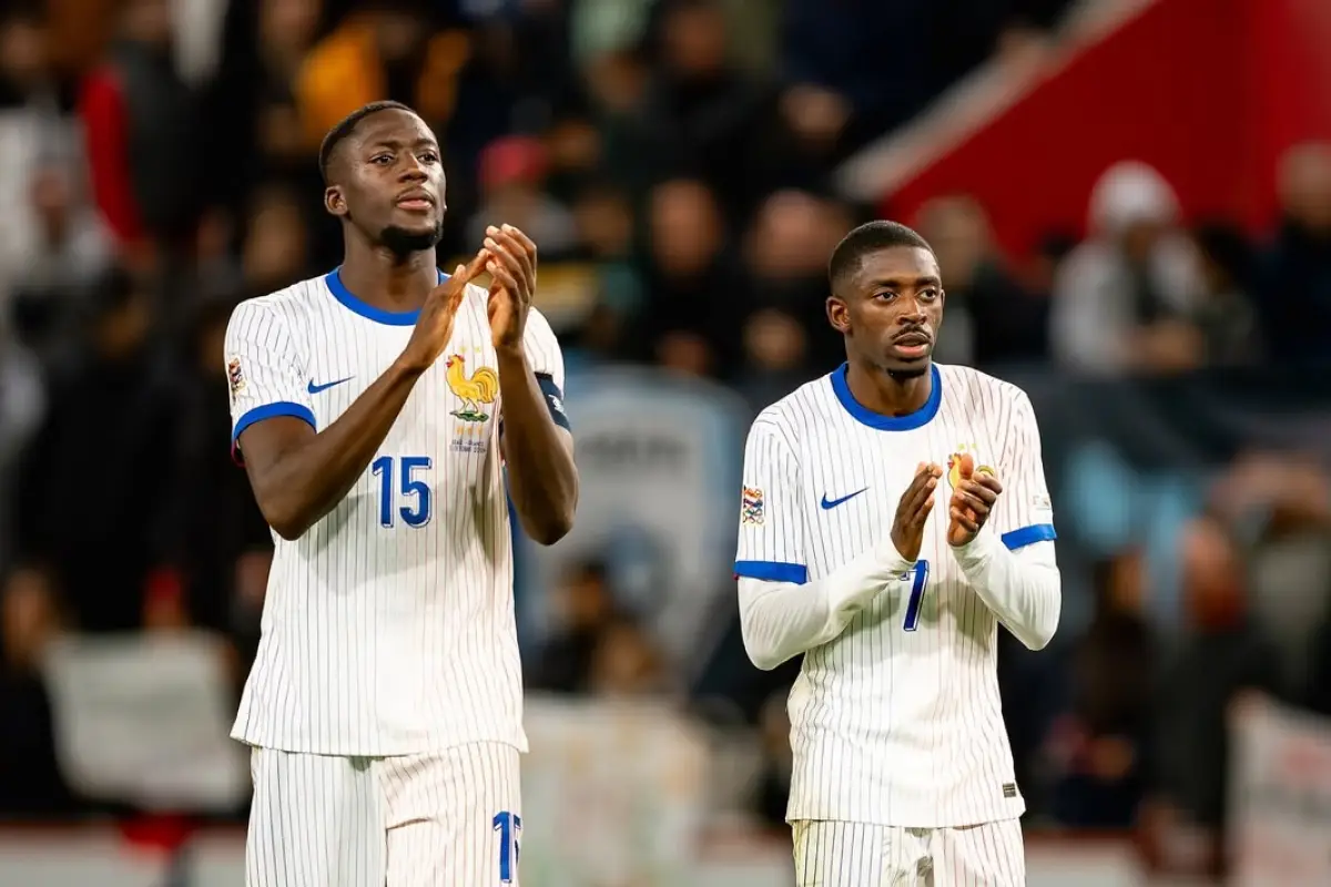 Ibrahima Konaté y Ousmane Dembélé con la selección de Francia - instagram @ibrahimakonate