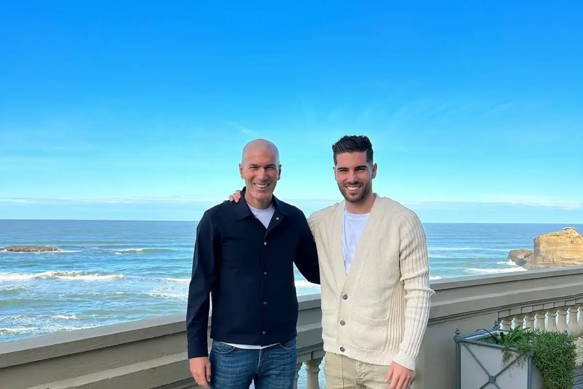 Zinedine Zidane, junto a su hijo Luca, de vacaciones - instagram @luca