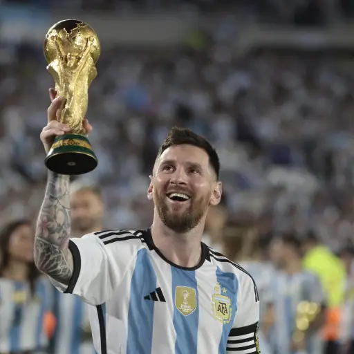 Argentina, liderada por Messi, comienza hoy la defensa del título. ,EFE