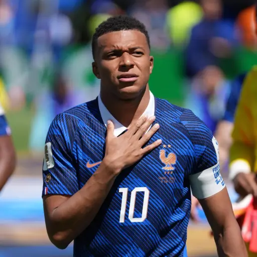 Mbappé anotó ante Senegal su gol número 13 en Mundiales. ,EFE