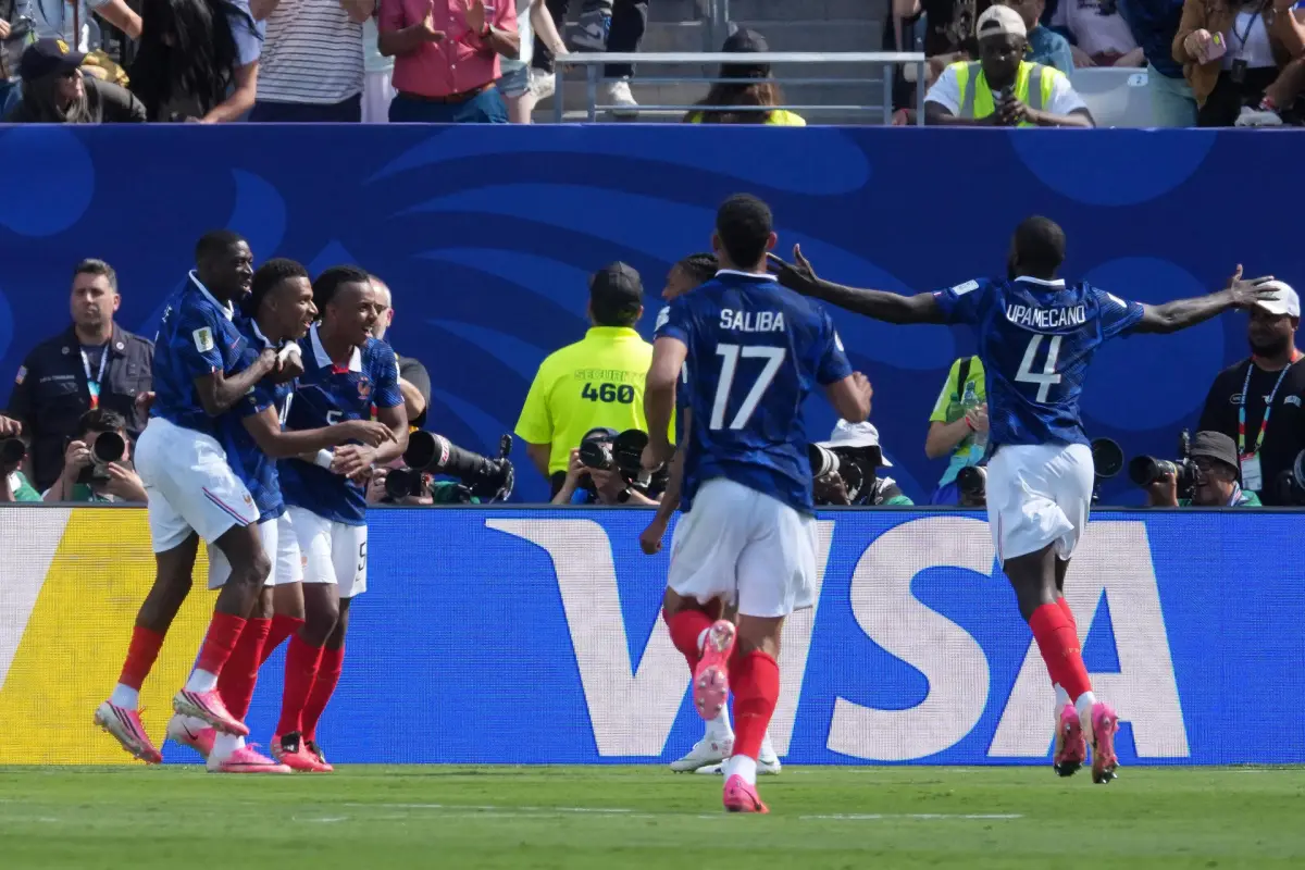 Celebración de Francia ante Senegal - EFE