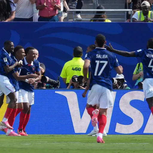 Celebración de Francia ante Senegal - EFE