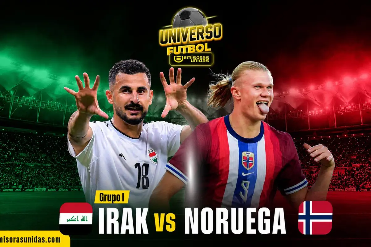 Irak vs. Noruega - Grupo I Mundial 2026 - Emisoras Unidas