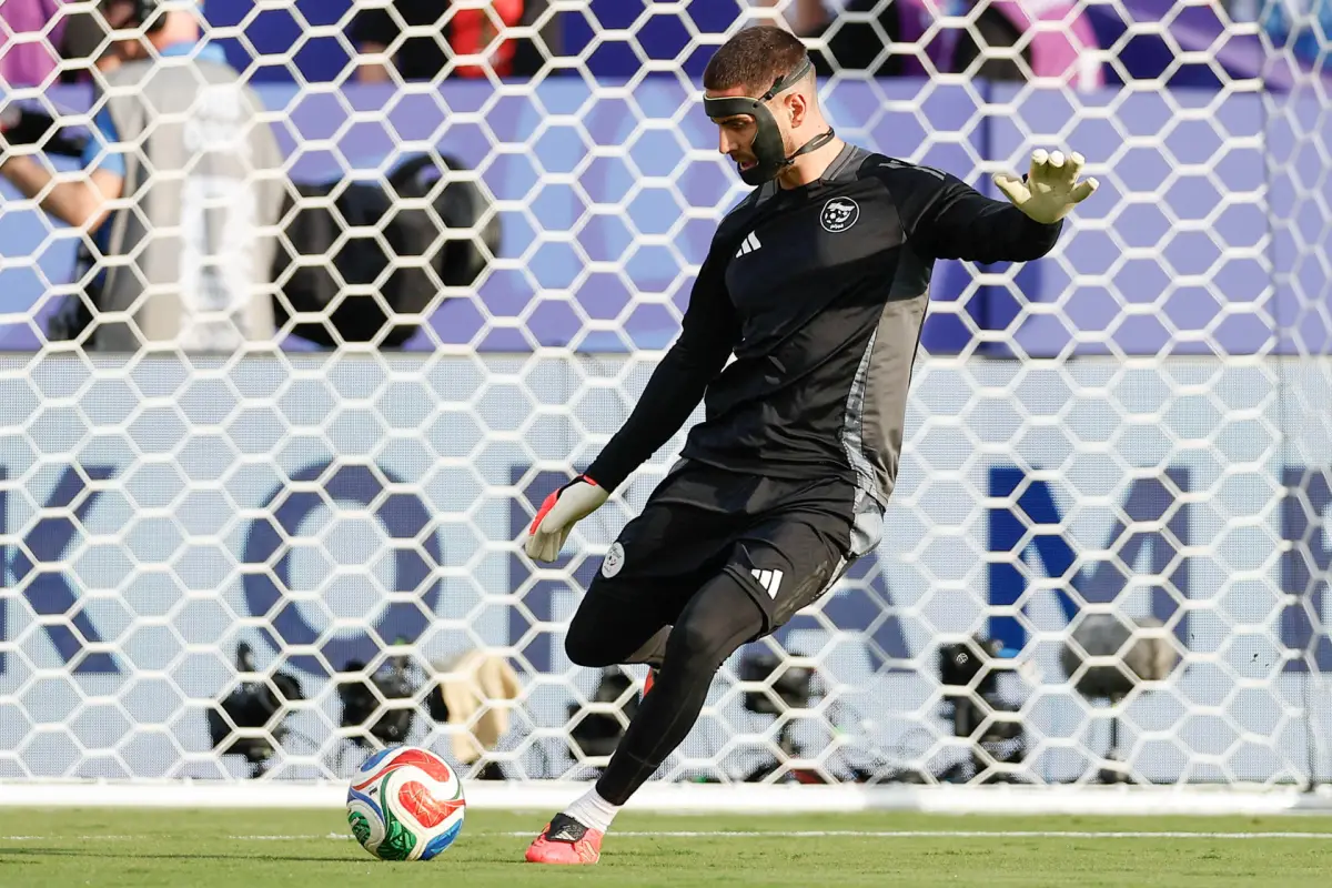 Luka Zidane arquero de Argelia, Foto EFE