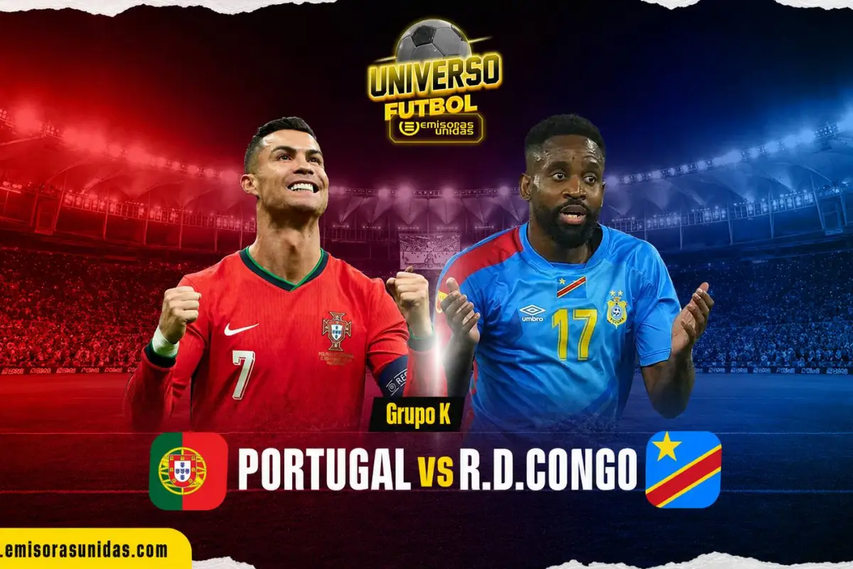 Portugal vs. RD Congo - Grupo K Mundial 2026 - Emisoras Unidas