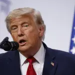 Donald Trump en conferencia de prensa final de la cumbre del G7 ,EFE