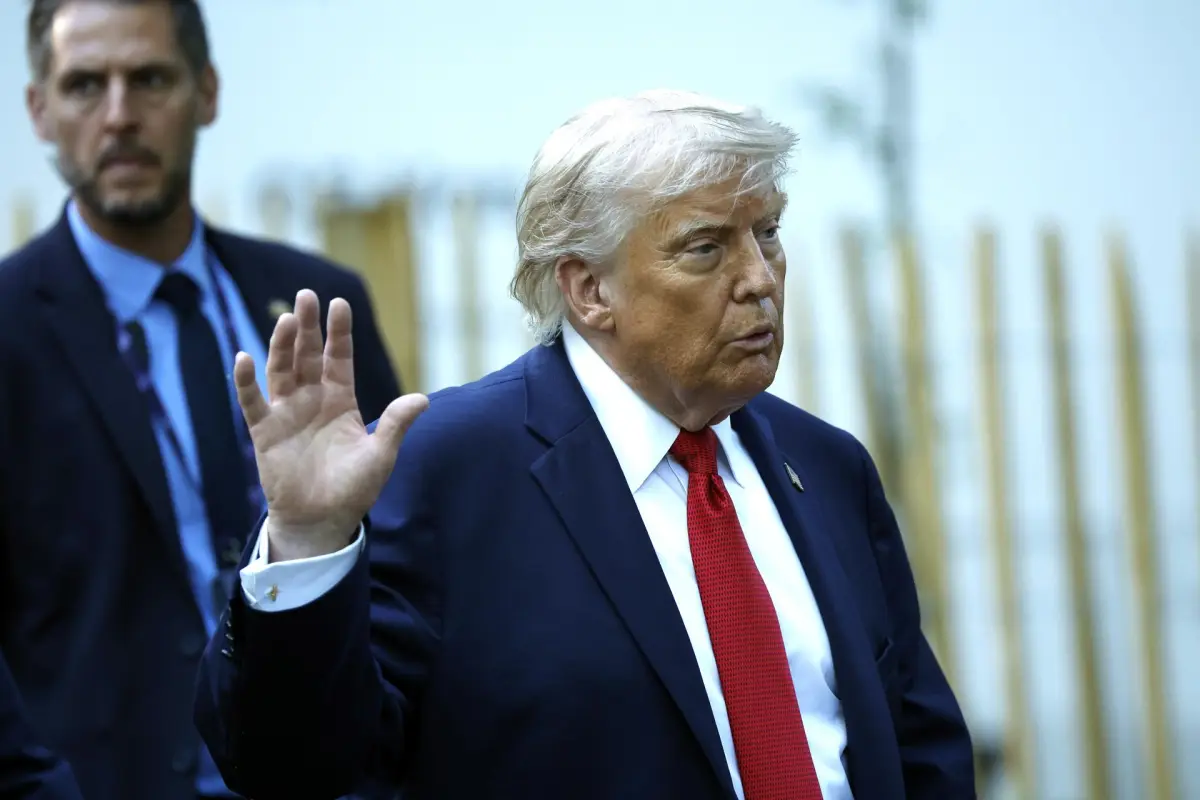 Donald Trump en conferencia de prensa final de la cumbre del G7, EFE