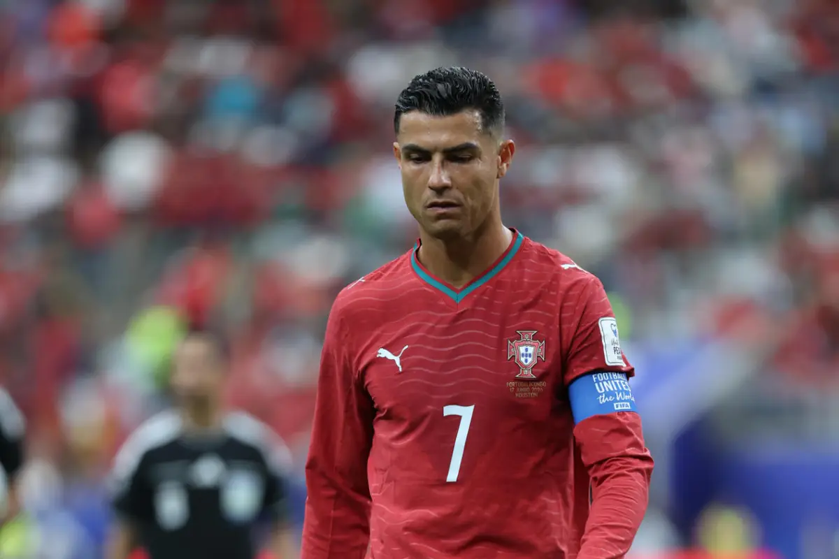 Cristiano Ronaldo en el partido entre Portugal y RD Congo - EFE