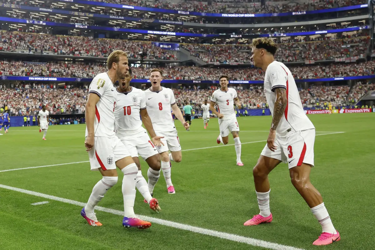 Celebración de Inglaterra ante Croacia en el Mundial 2026 - EFE