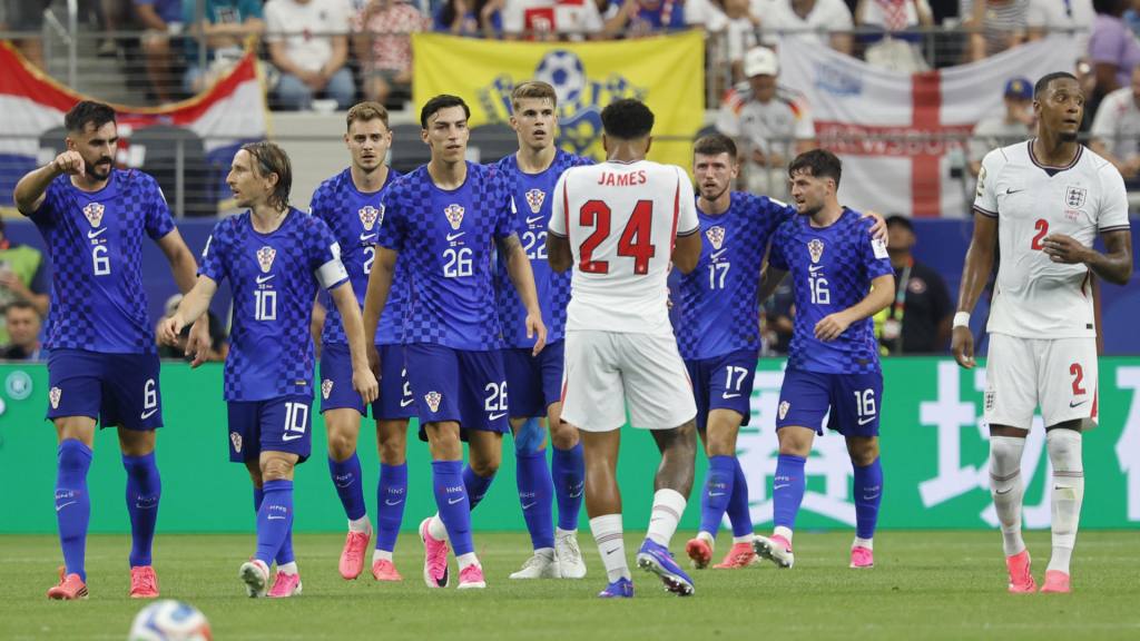 Partido entre Inglaterra y Croacia por el Mundial 2026 | EFE