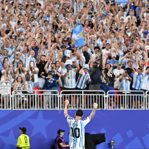 Festejo de Lionel Messi en Mundial 2026
