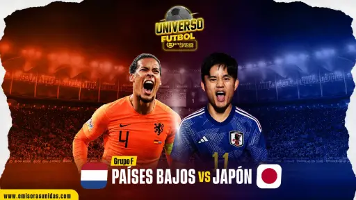 EN VIVO. Minuto a minuto del Países Bajos vs. Japón