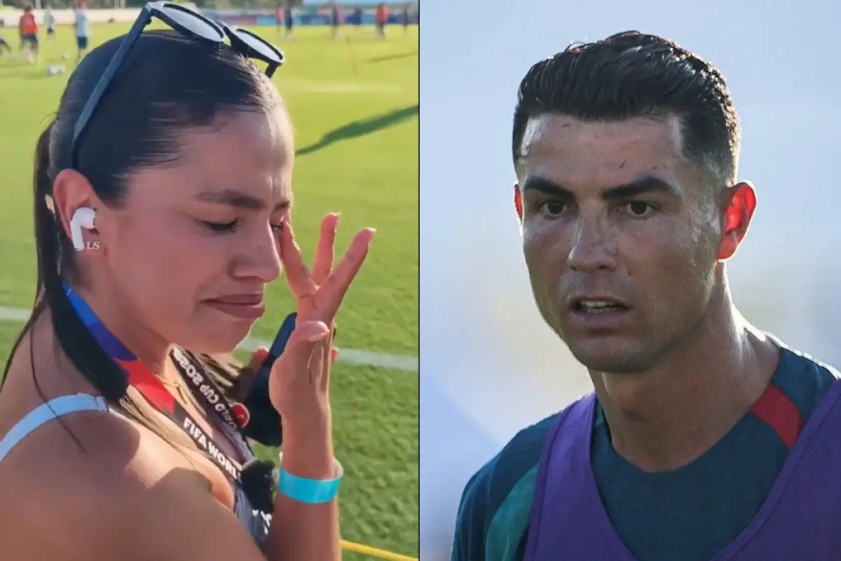 Periodista queda en shock tras recibir saludo de Cristiano Ronaldo., Redes sociales.