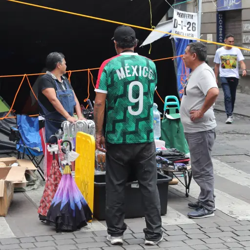 Manifestación de los maestros en México y el Mundial 2026