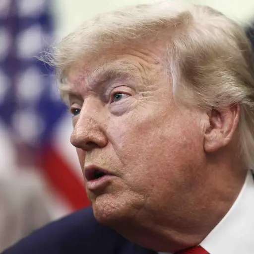 Foto de archivo del presidente de Estados Unidos, Donald Trump , EFE/JIM LO SCALZO