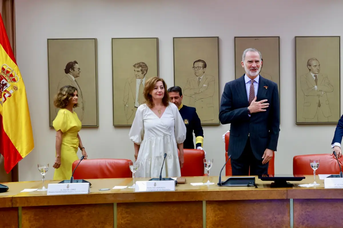 El Rey Felipe VI en una actividad en el Congreso de España - Casa Real