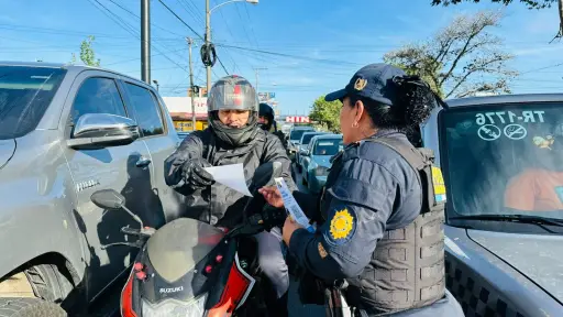 Acciones policiales en el marco del operativo \