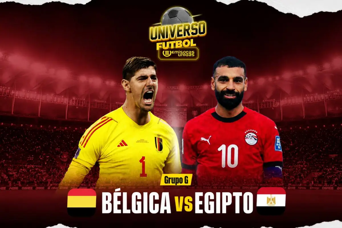Bélgica vs. Egipto - Grupo G Mundial 2026 - Emisoras Unidas