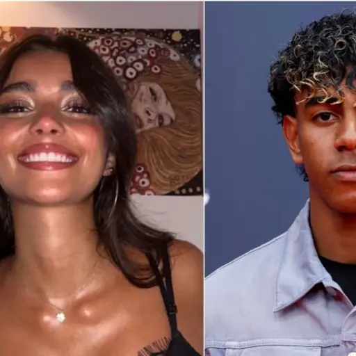 Inés García y Lamine Yamal ,Redes sociales