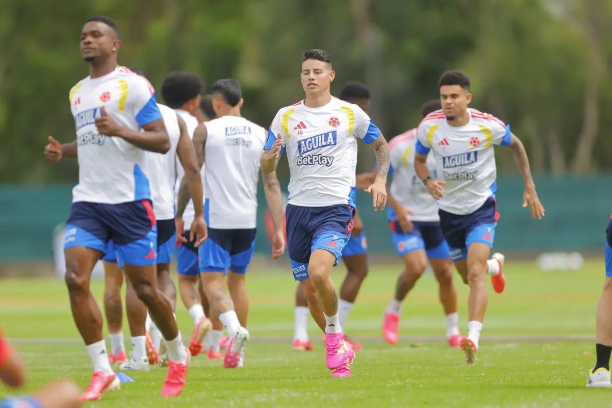 Etapa de entreno de la selección de Colombia en Guadalajara 