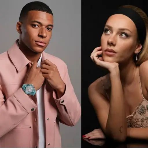 Ester Expósito y Kylian Mbappé  ,Instagram