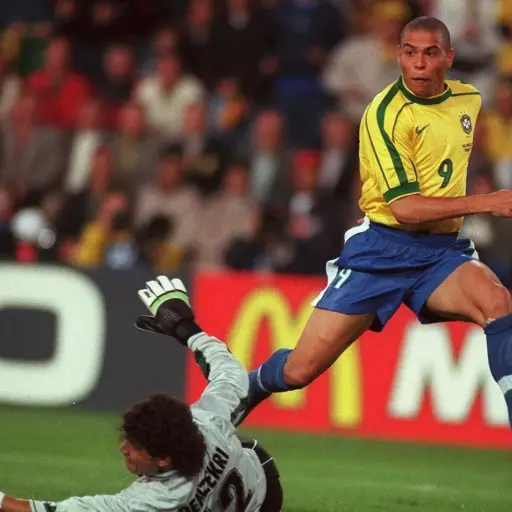 Ronaldo anotó en el único duelo mundialista entre Brasil y Marruecos ,FIFA