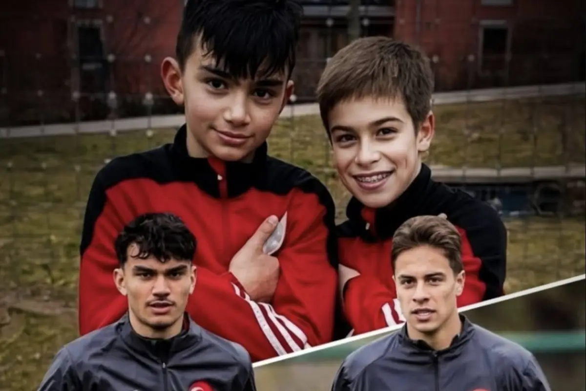 Can Uzun y Kenan Yıldız, la historia de amistad que llegó hasta la Copa del Mundo., Redes sociales.