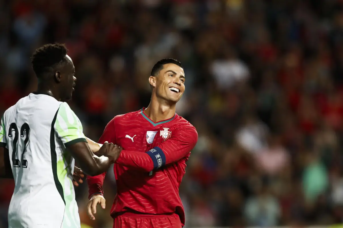 Cristiano Ronaldo en el partido amistoso entre Portugal y Nigeria - EFE