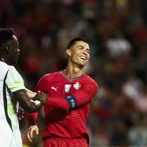 Cristiano Ronaldo en el partido amistoso entre Portugal y Nigeria - EFE