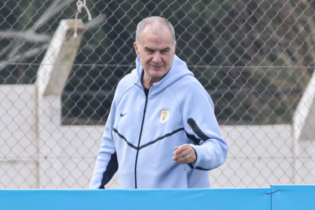 Marcelo Bielsa, técnico de Uruguay