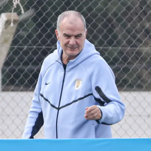 Marcelo Bielsa, técnico de Uruguay 