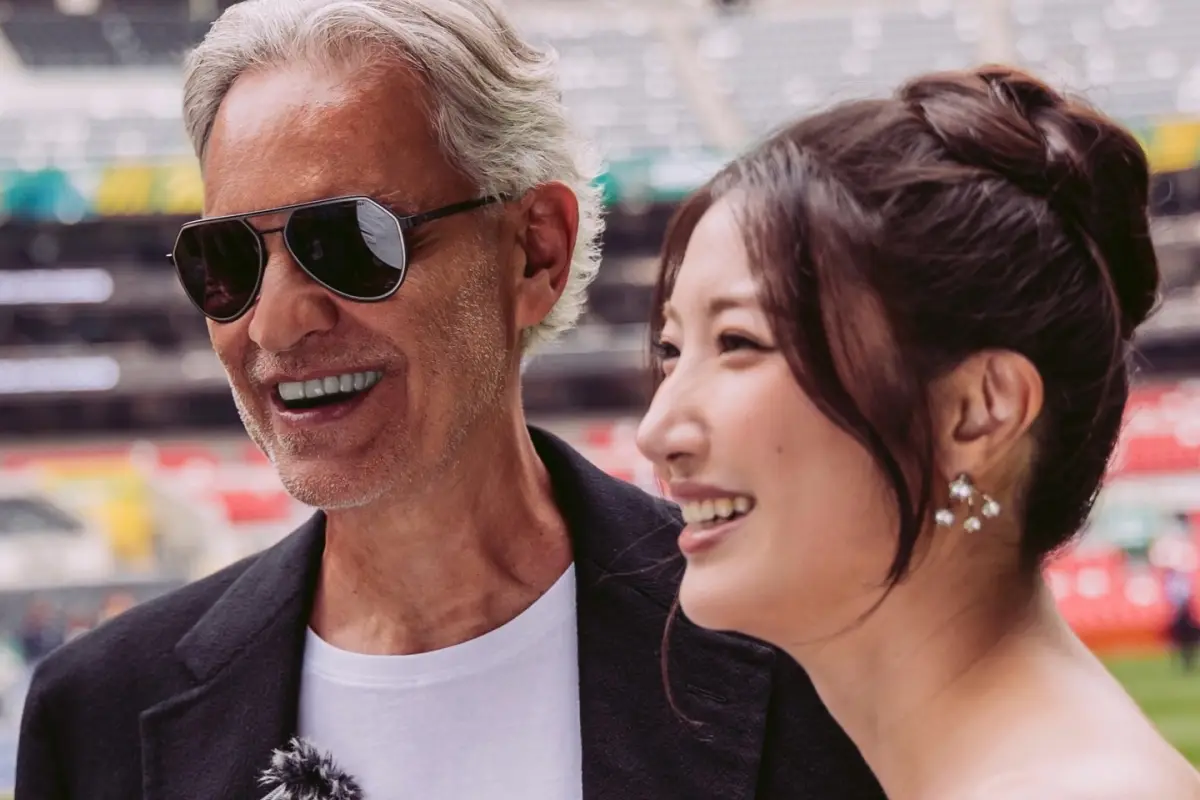 Andrea Bocelli y Ejae en el Mundial, Redes sociales