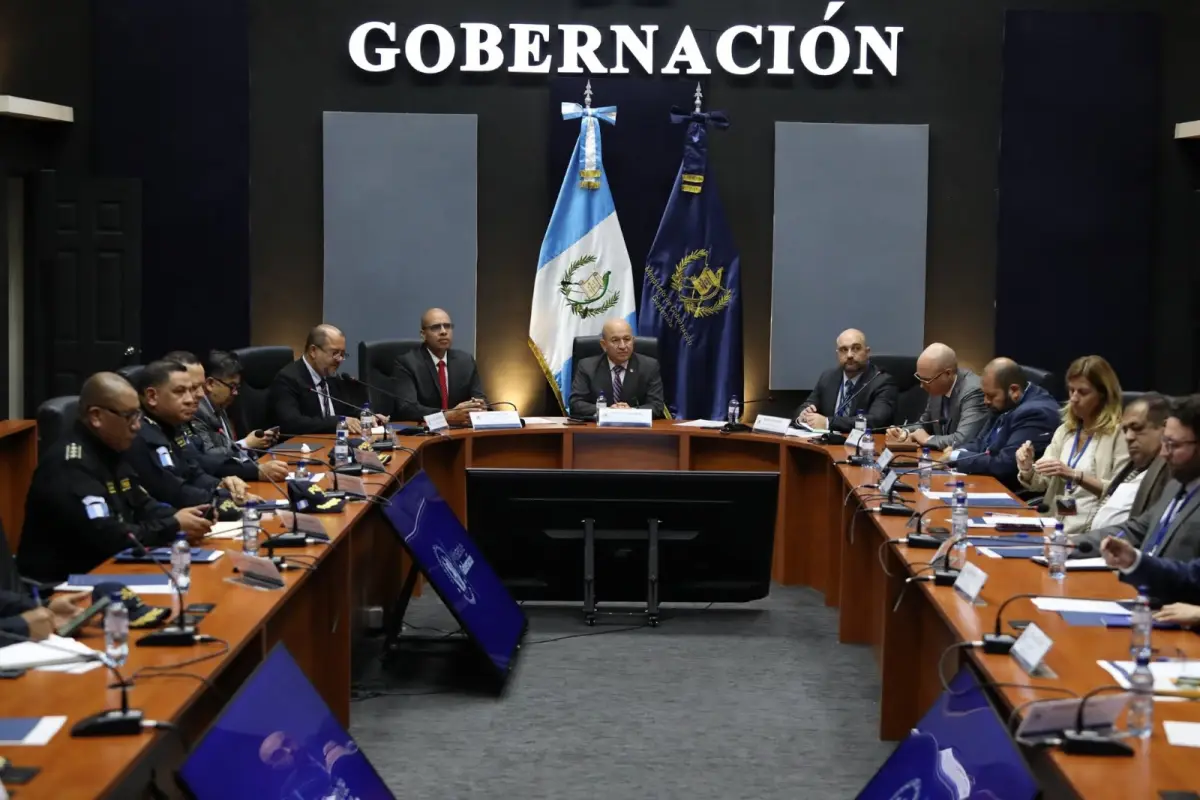 Reunión de autoridades de Gobernación con delegados de la ONU y Unión Europea., Mingob