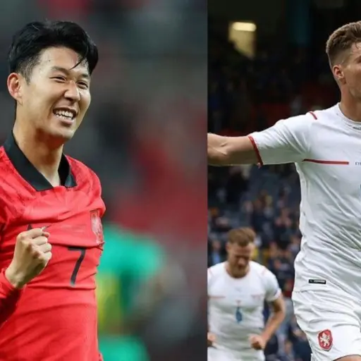 Corea del Sur y República Checa llegan al Mundial con historial parejo y sin dominio claro. ,Redes sociales.