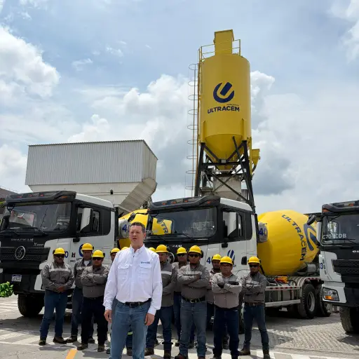 Planta de concretos de ULTRACEM ,Cortesía