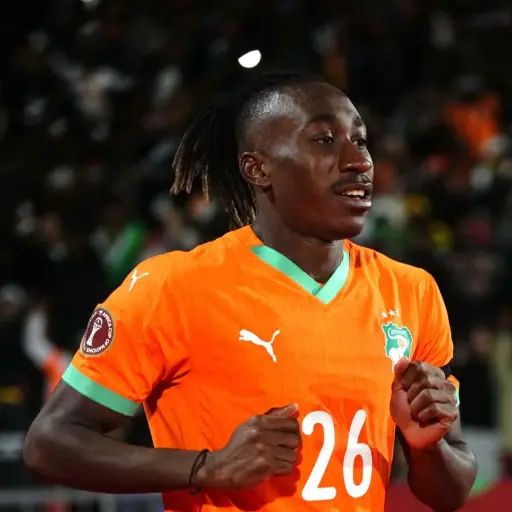 La joven estrella de Costa de Marfil Yan Diomande. ,FIFA