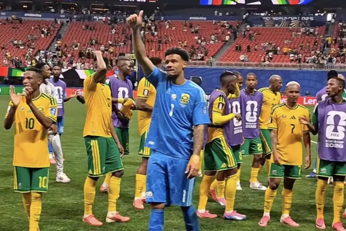 South African Football Association., Captura de pantalla video de Instagram.