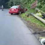 Accidente en Km. 31 de ruta entre Bárcenas y Milpas Altas. ,PMT de Villa Nueva