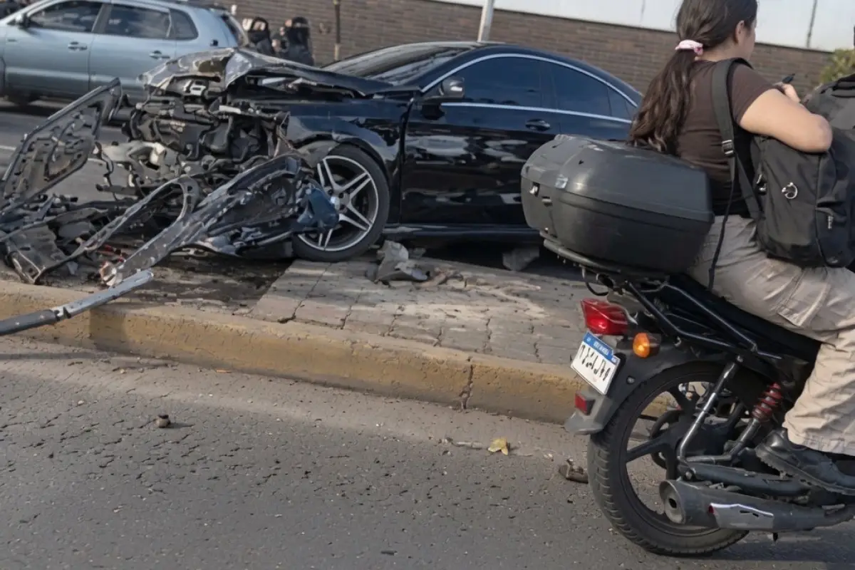 Triple colisión en zona 7 ocurrida el 17 de junio de 2026., PMT capitalina/Montejo