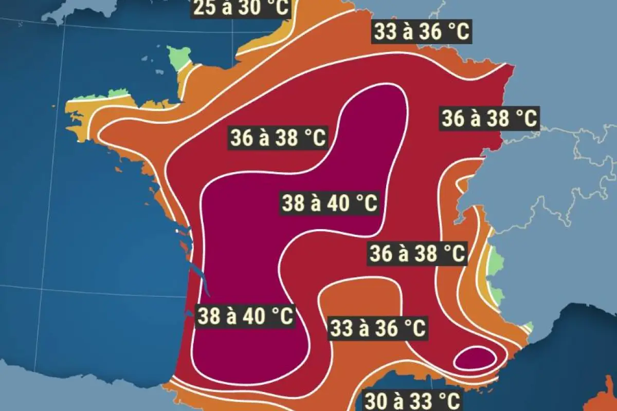 Ola de calor en Francia 2026, Météo France