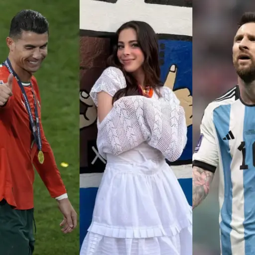 Fátima Bosch genera debate viral tras comentario sobre Messi y Cristiano Ronaldo. ,Redes sociales. 