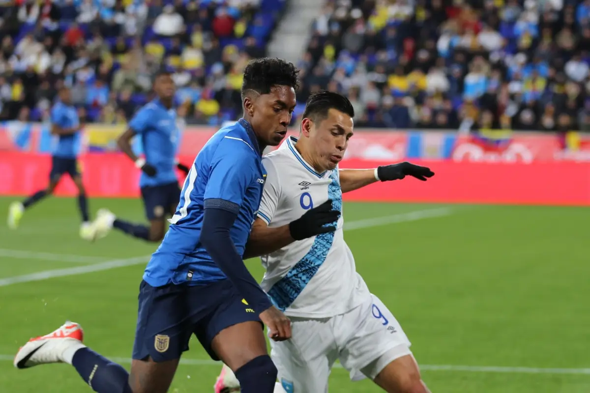 Partido amistoso entre Guatemala y Ecuador en marzo del 2024 - Archivo