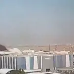 Irán reanuda ataques y lanza siete misiles contra Kuwait y Bahréin. ,Redes sociales.