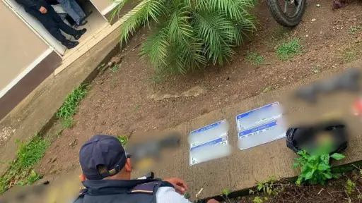 Las fuerzas de seguridad encontraron armas y varios ilícitos en este sector. ,PNC de Guatemala.